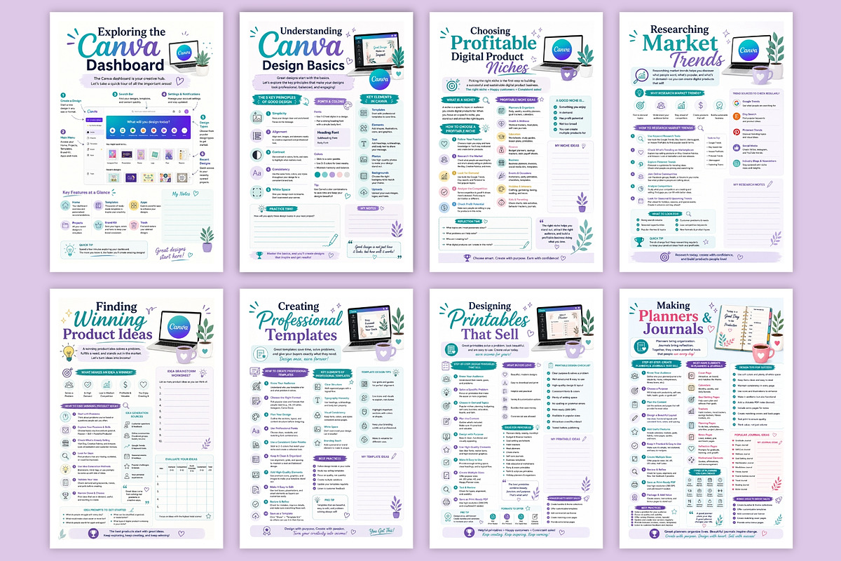 Create, Sell & Earn with Canva, a Stationery Template by Designmela01 (Photo 4 of 6)