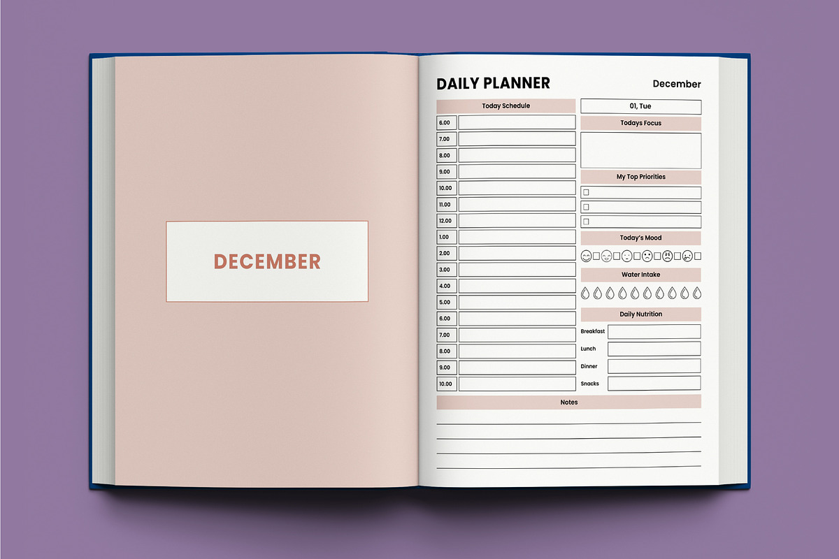 365 Days 2026 Agenda Canva Kdp, a Stationery Template by Mustafiz (Photo 7 of 8)