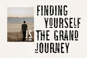 skyline - vintage ligature sans font, a Sans Serif Font by SilverStag Type Foundry (Thumbnail 6 of 16)