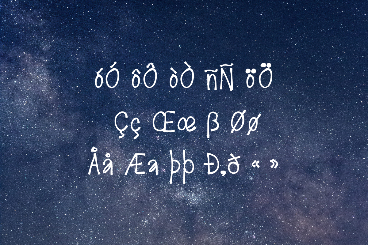 Nightstar sans serif font, a Sans Serif Font by TNE Designs (Photo 4 of 5)