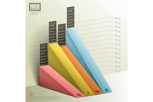 Modern Abstract 3d Chart Infographic