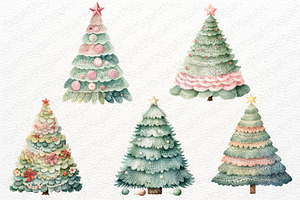 Cute Christmas Tree Clipart