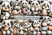 Whimsical Easter Panda Clipart, an Illustration by Sublimation Artist (Thumbnail 1 of 7)
