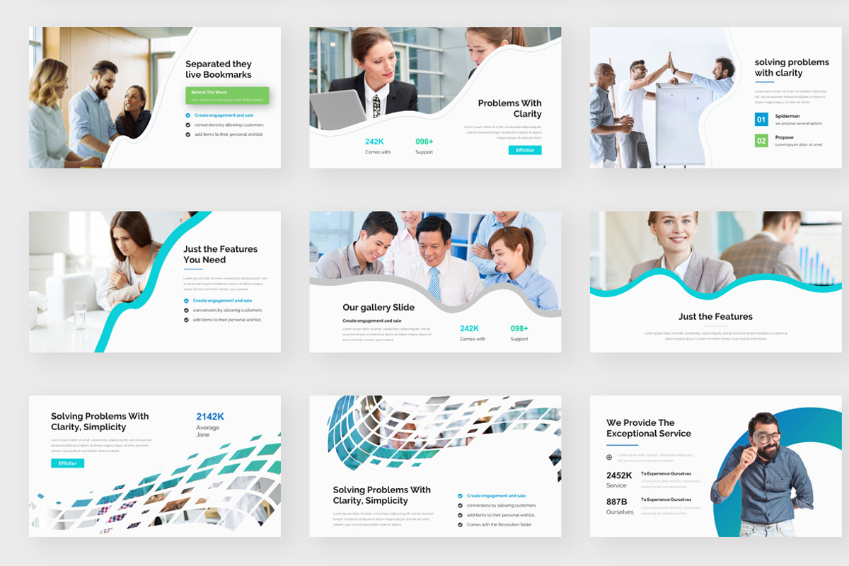 Company Profile Pitch Deck Keynote, a Presentation Template by One Percent Studio (Photo 6 of 20)