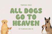 Tropical Vibes - Display Retro Font, a Sans Serif Font by Flawless And Co (Thumbnail 3 of 9)