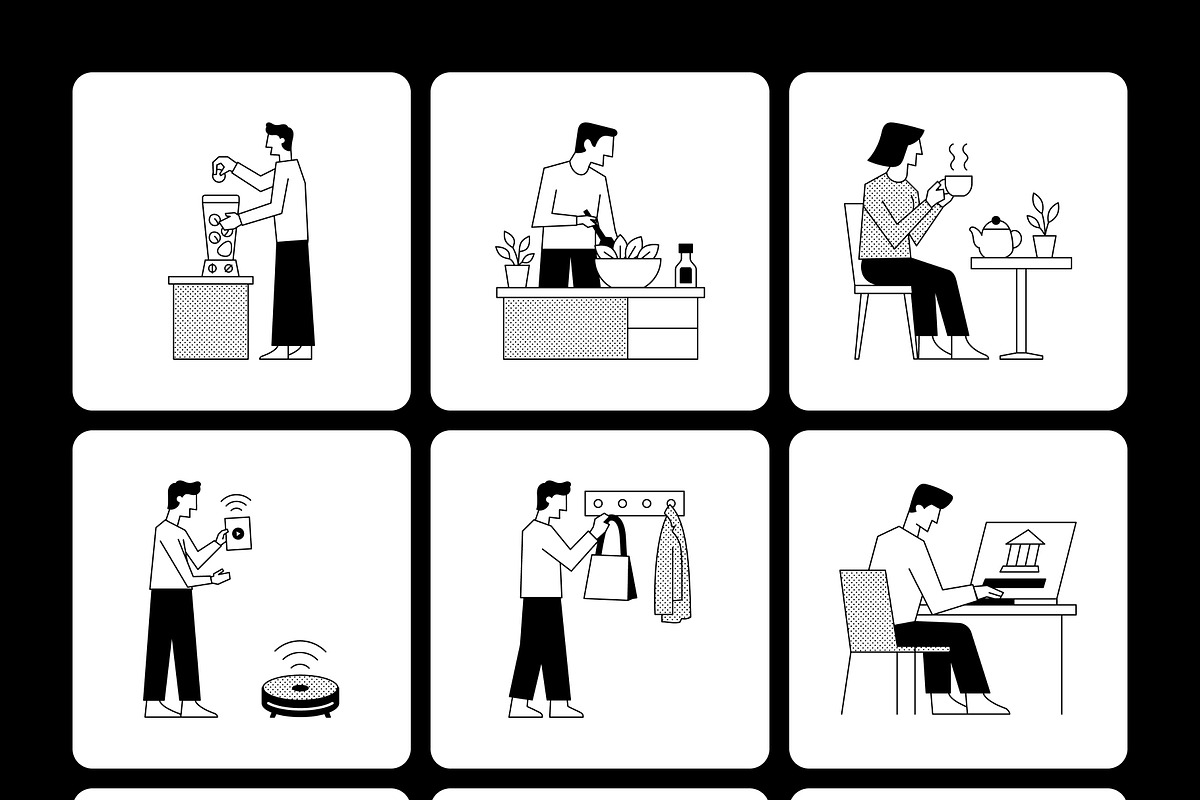 135 Modern Lifestyle Systems Bundle, an Outline Icon by Prosymbols (Photo 11 of 14)