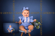 23 Golden Floral Photoshop Overlay, a Background Graphic by 3Motional (Thumbnail 16 of 21)