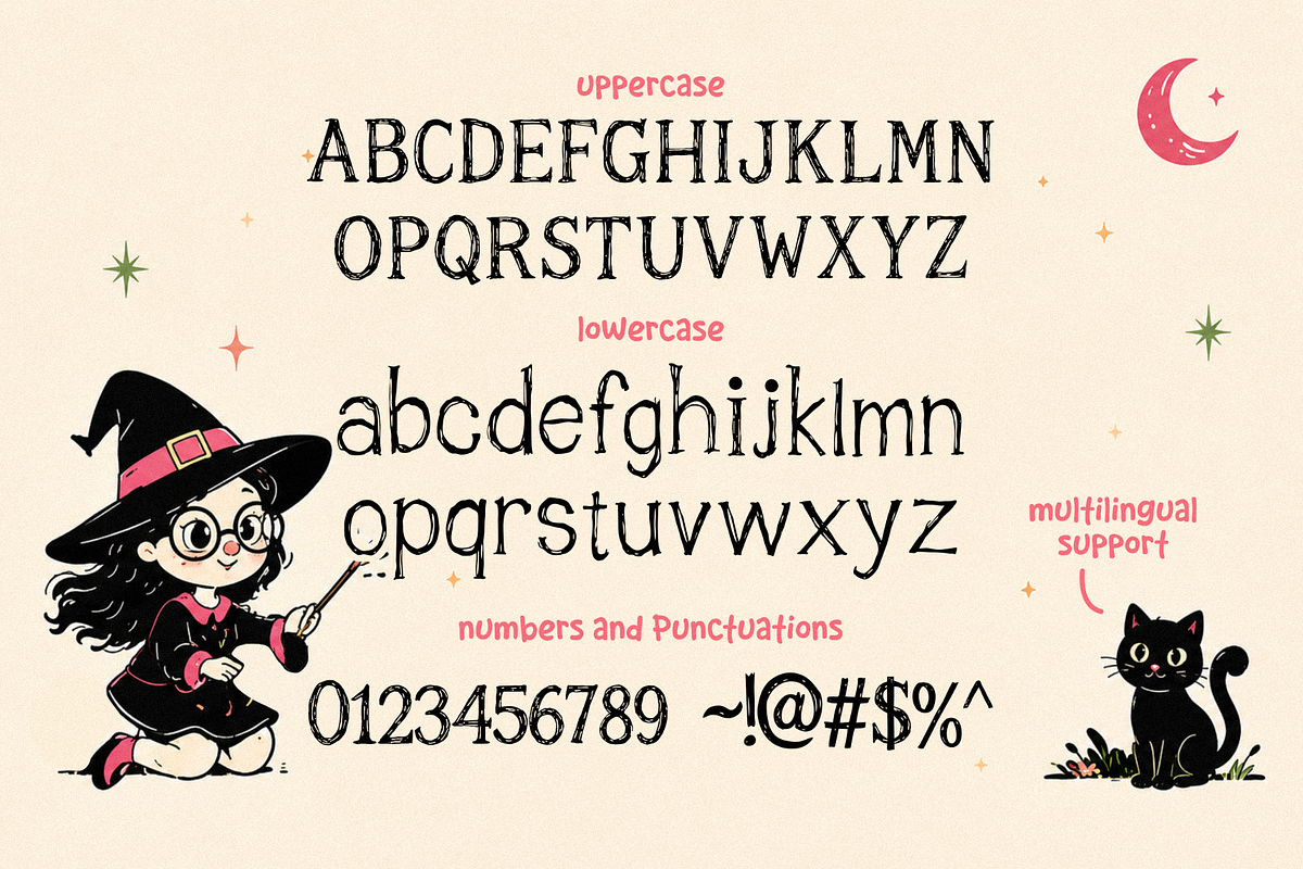 Heylowitch - Playful Halloween Font, a Handwritten Font by figuree studio (Photo 5 of 10)