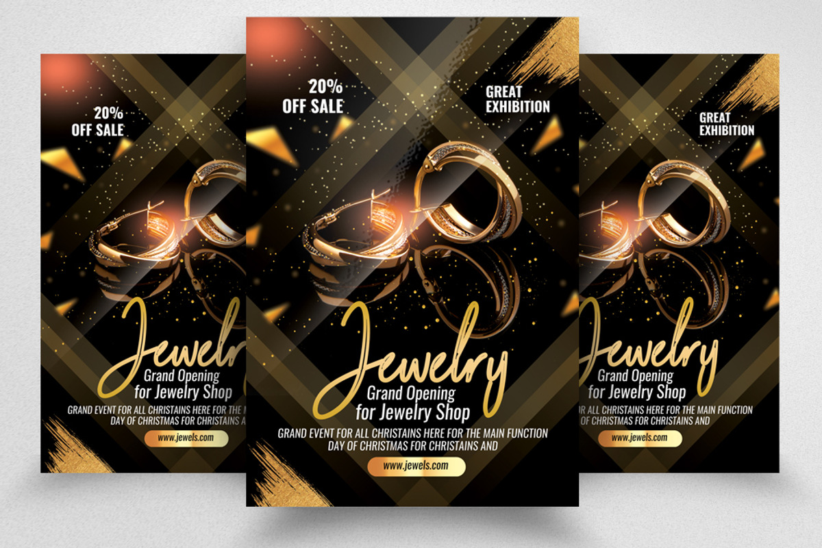 Jewelry Shop Sale Flyer/Poster, a Flyer Template by Business Flyers