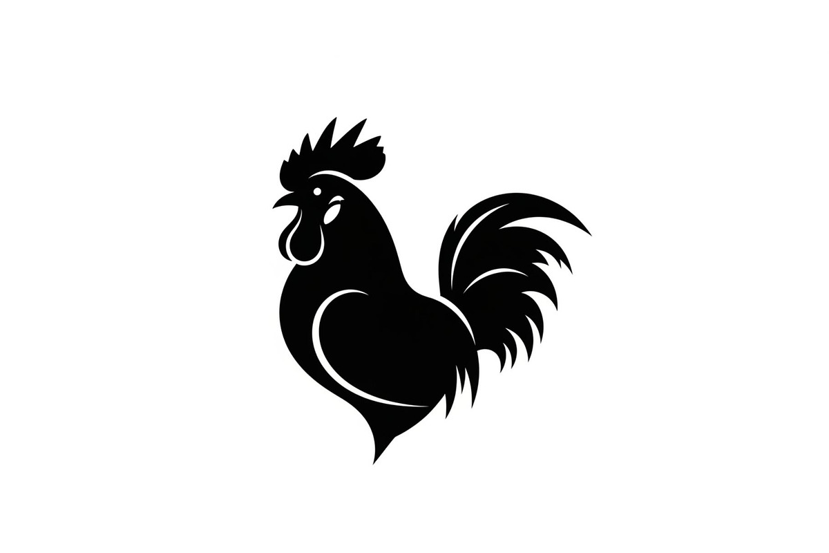Rooster Chicken Silhouette Vector Bu, an Illustration by Designs_River (Photo 45 of 51)