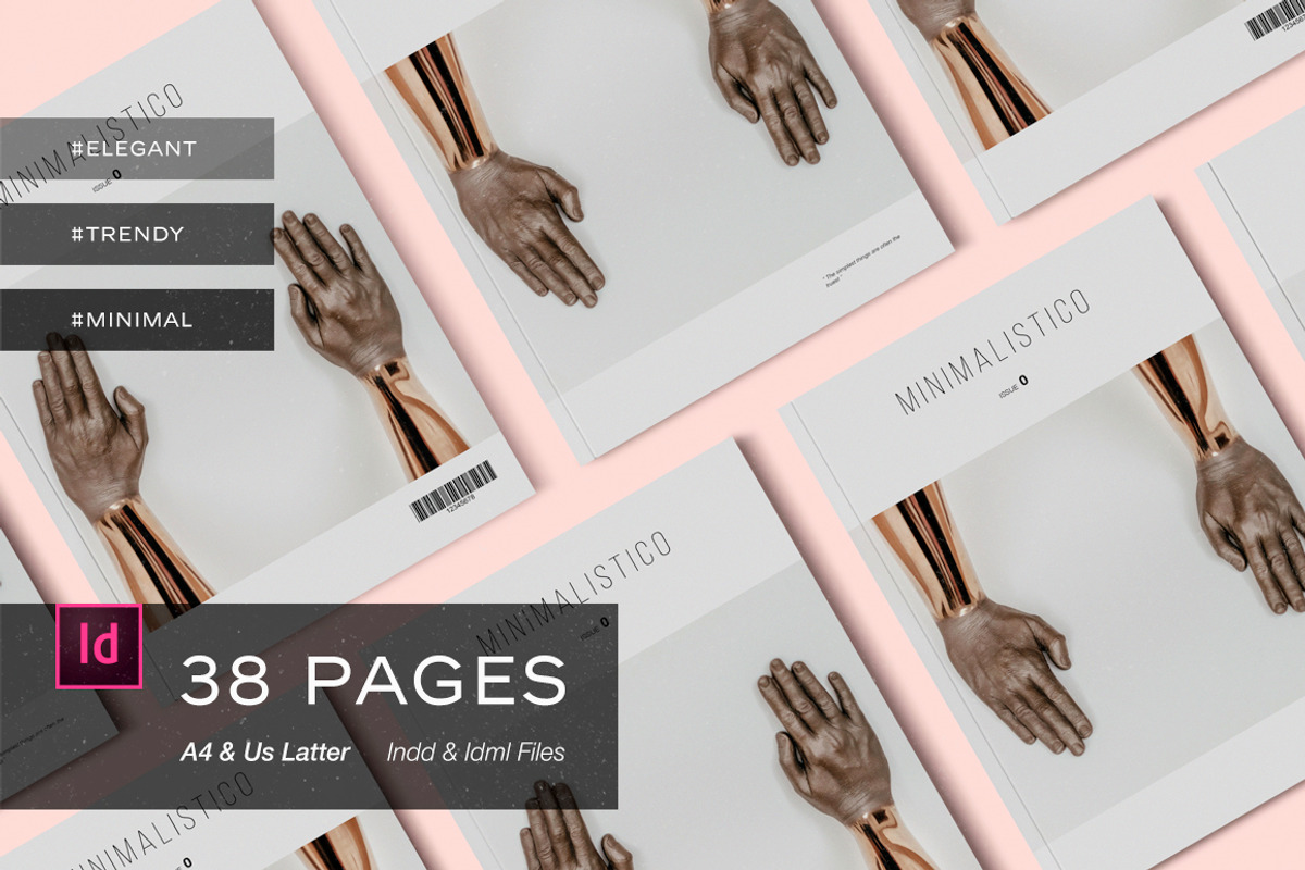 Minimal Magazine Template, a Magazine Template by n.A Studio (Photo 1 of 9)