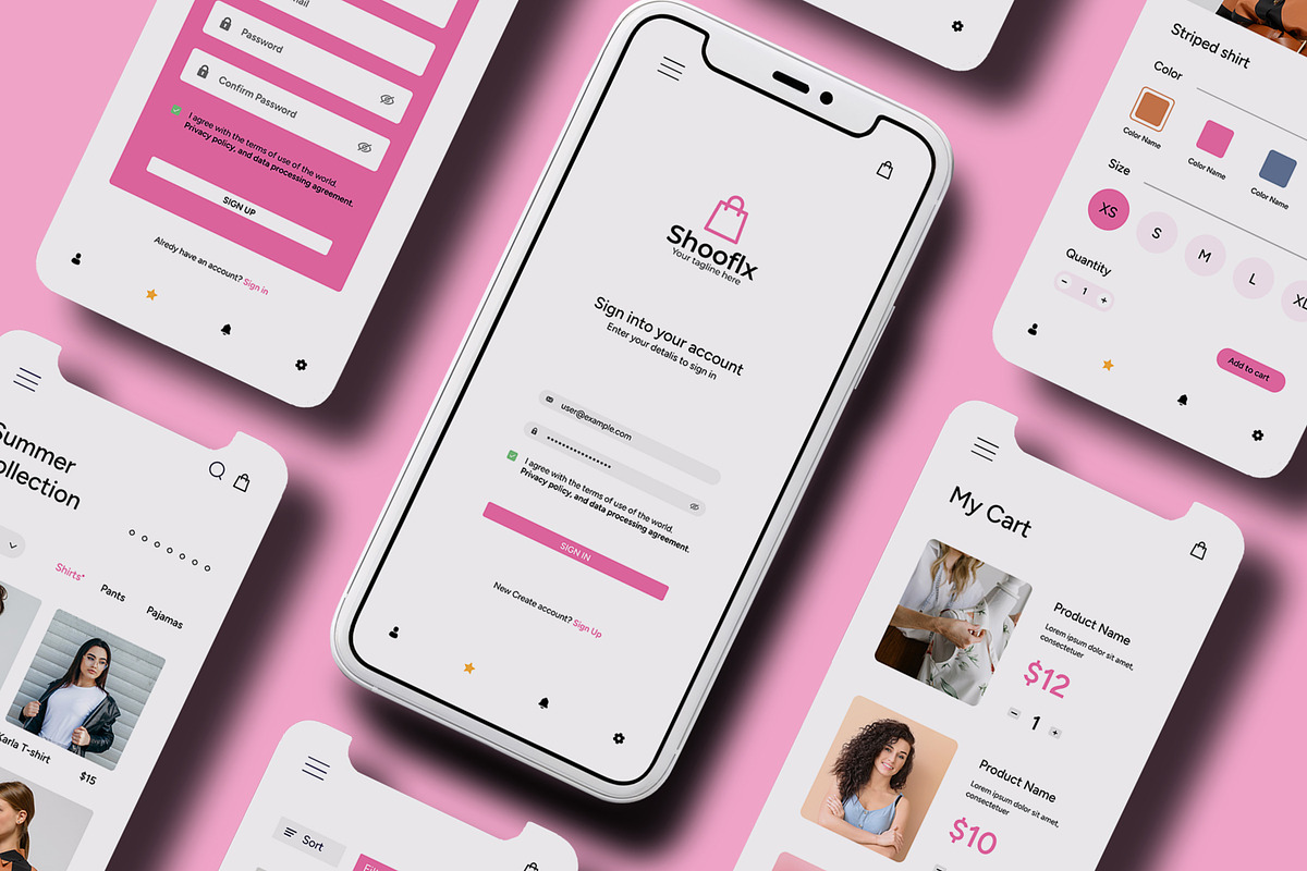 Mobile Screen Mockup, an Advertising Mockup by CreativeShaper (Photo 1 of 2)
