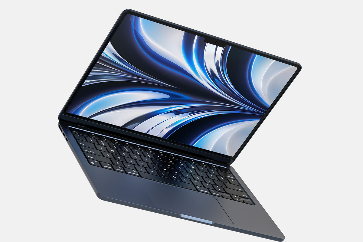 10 MacBook Air 2022 Mockups, a Books & Magazine Mockup by Smotrow Related (Photo 7 of 11)