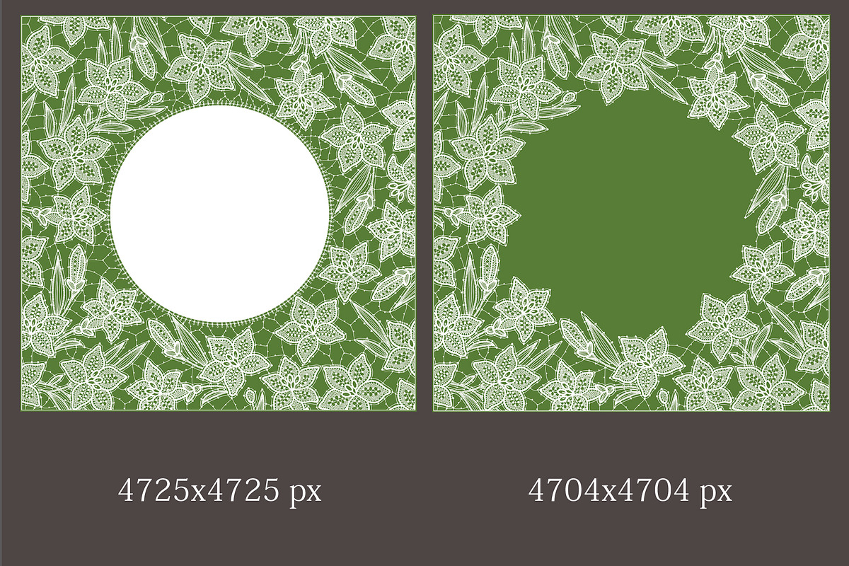 Lace seamless patterns collection., a Pattern Graphic by Ajuga (Photo 2 of 9)
