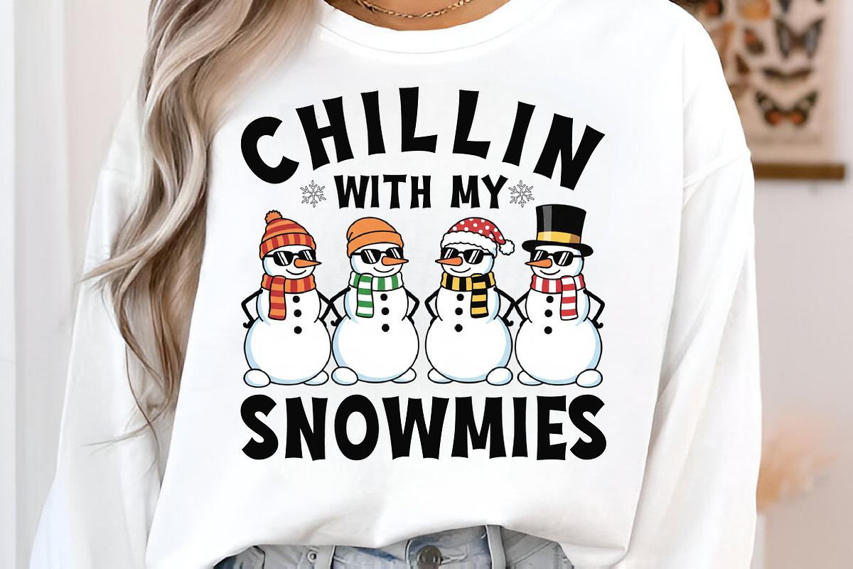 Chillin with My Snowmies PNG, an Illustration by Libby Wishes (Photo 4 of 6)