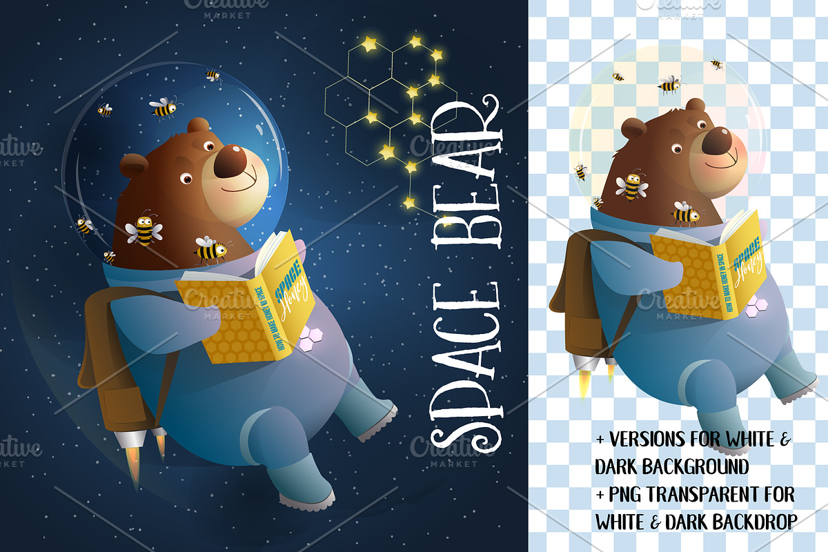 Space Kids Astronaut Dream Bundle, an Animal Illustration by Popmarleo Shop (Photo 2 of 19)
