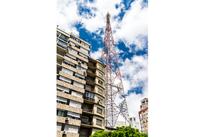 Telecommunications tower in, an Architecture Photo by Leonid Andronov
