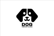 Dog face logo, a Branding & Logo Template by Vectorium Studio (Thumbnail 1 of 2)