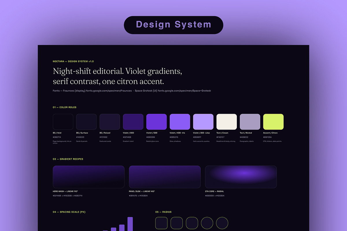 Dark Creator SaaS Landing Page, an UI Kit Template by Pitchlook.Studio (Photo 2 of 3)