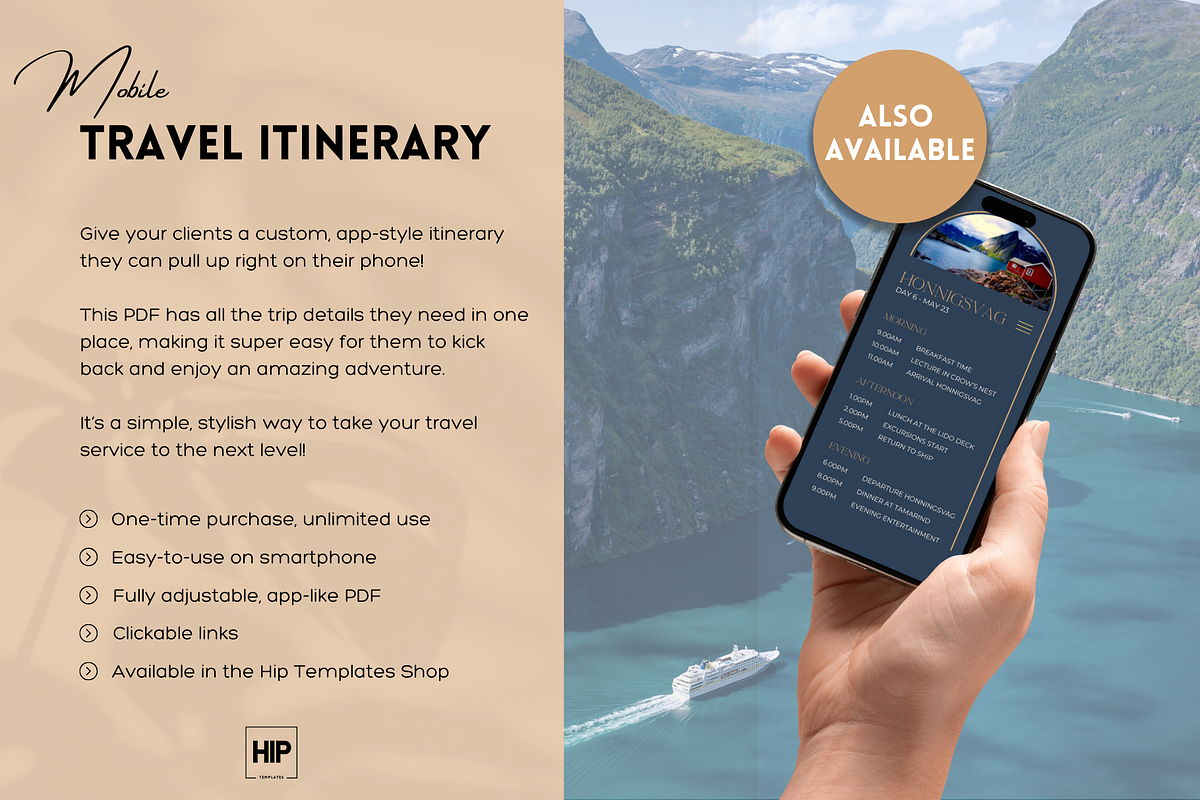 Cruise Proposal for Travel Agents, a Templates & Theme by Hip Templates (Photo 7 of 9)