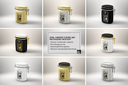 Oval Tin Jar with Clip Cover Mockup, a Product Mockup by INCDesign (Thumbnail 2 of 6)