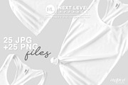 NEXT LEVEL 1533 Racerback Top Mockup, a Shirt Mockup by Inspire Mockups (Thumbnail 3 of 7)