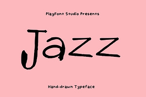 Jazz - A Hand-drawn Typeface