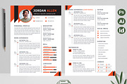 Modern Resume Design, a Resume Template by Attractive Resume (Thumbnail 2 of 3)