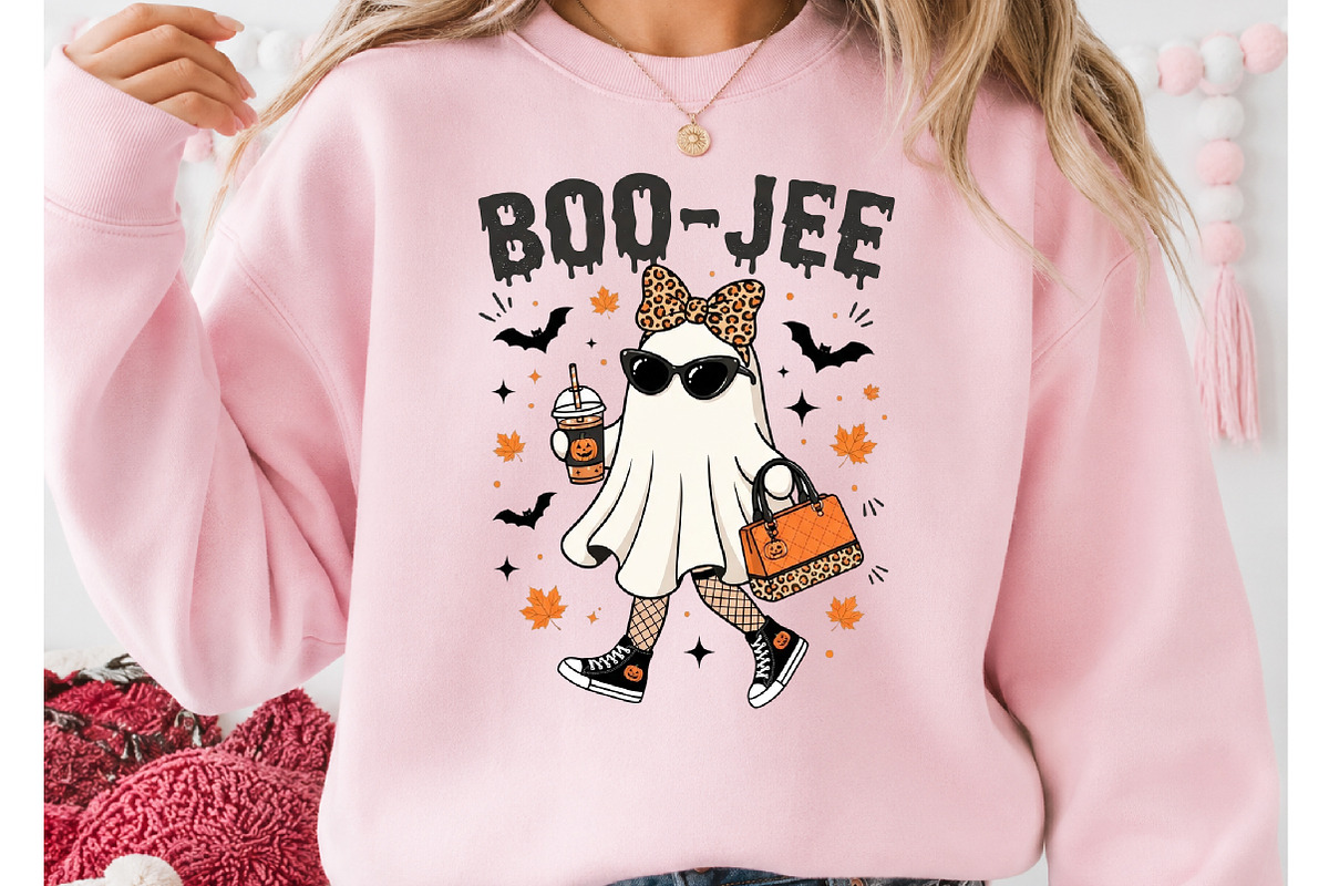 Cute Boo-Jee Fashion Ghost Halloween, an Object Illustration by DreamCafeArt (Photo 2 of 7)