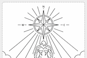 Manifestation Coloring Page, a Person Illustration by Nuvame Arts & Designs (Thumbnail 27 of 27)