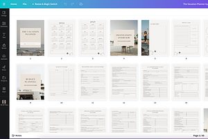 The Vacation Planner Canva