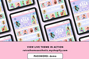 Retro Y2K Shopify Theme Bundle, a Shopify Template by Template Twist Shop (Thumbnail 3 of 9)