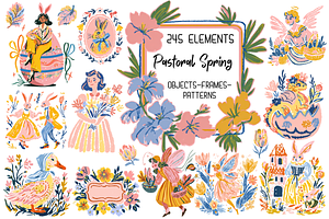 Whimsy Pastoral Spring & Easter Set
