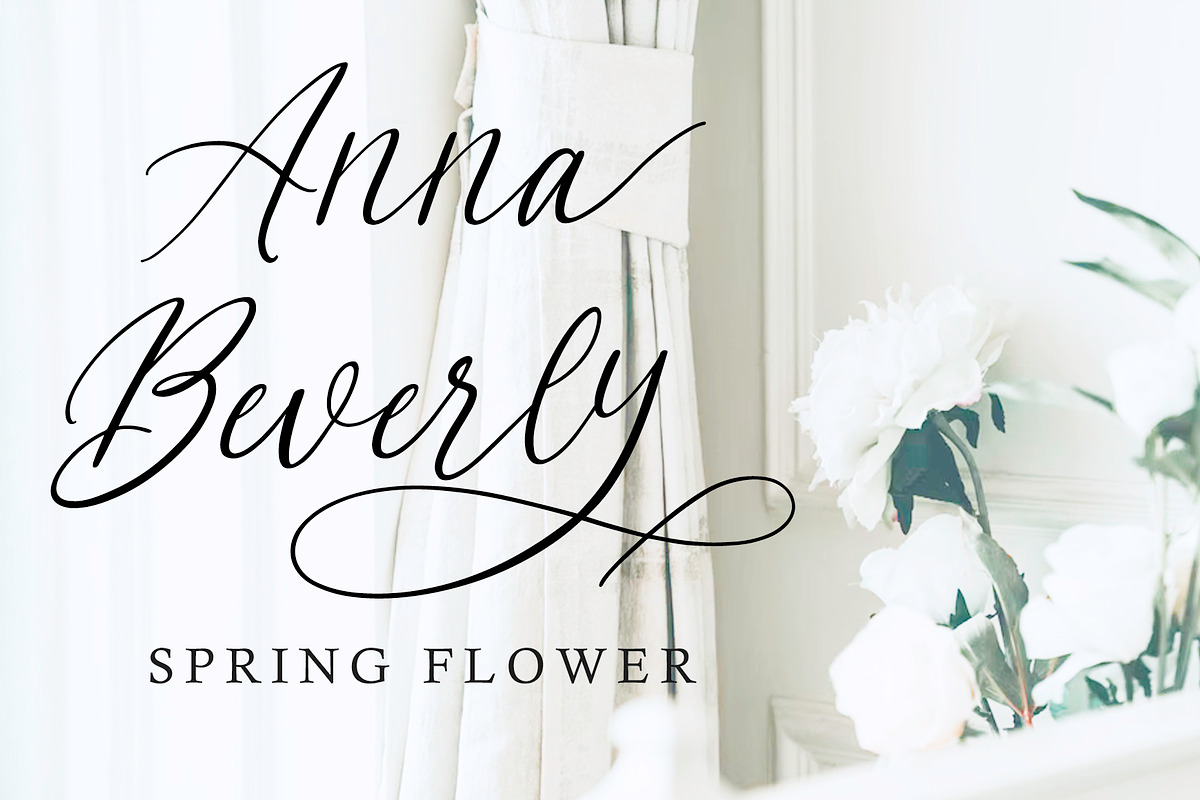 White Cheek Modern Calligraphy Scrip, a Script Font by Yuby Creative (Photo 2 of 7)