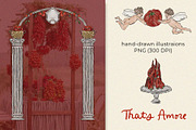 That's Amore Italian Summer Clipart, an Object Illustration by Teresa Art Store (Thumbnail 5 of 6)