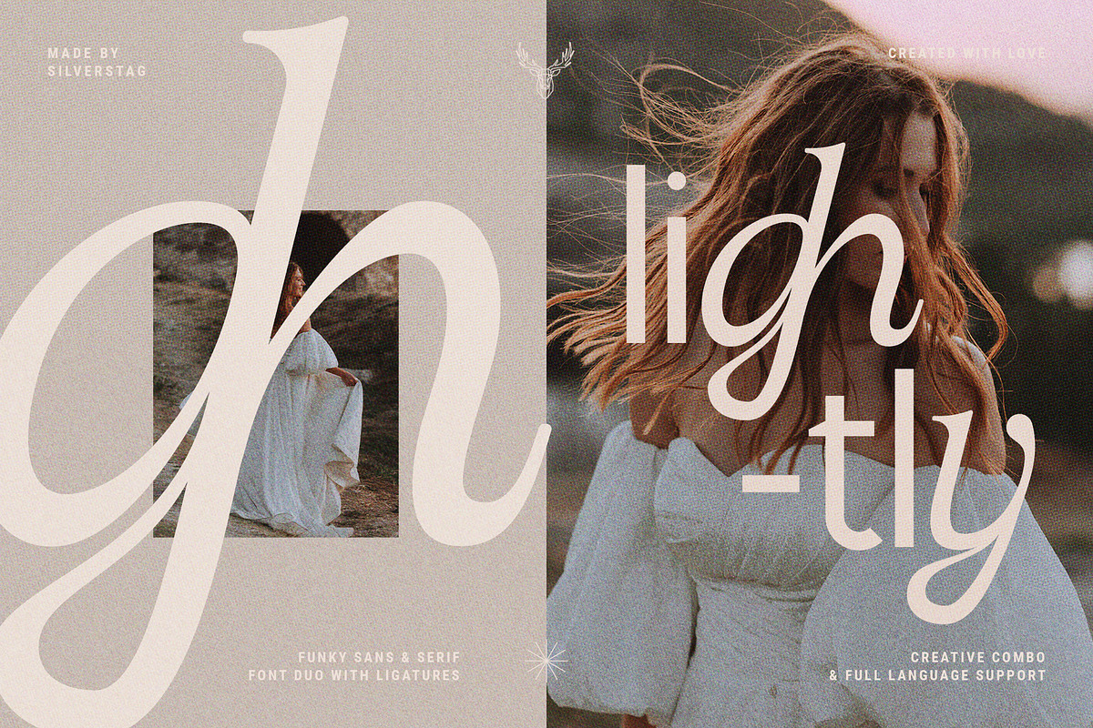 Officially Funky - Modern Font Duo, a Sans Serif Font by SilverStag Type Foundry (Photo 9 of 17)