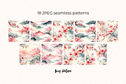 Sakura Blush Seamless Patterns, a Pattern Graphic by Anna Design Studio (Thumbnail 4 of 6)