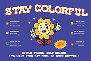 Satzo - Retro Groovy Font, a Serif Font by RagamKata (Thumbnail 7 of 11)