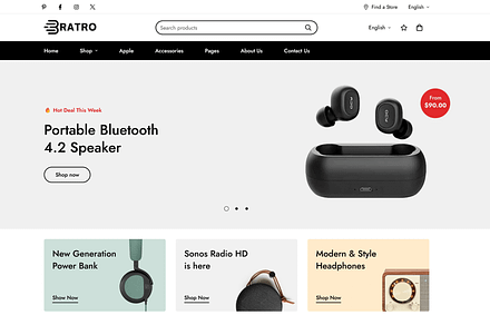 Bratro - electronics Store Shopify