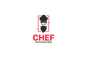Chef / Restaurant / Food Logo, a Branding & Logo Template by Designbase (Thumbnail 1 of 3)