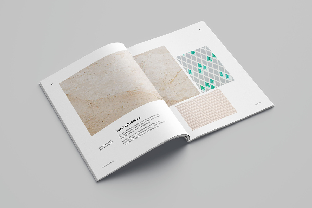 InDesign Portfolio Template, a Brochure Template by Meenom Templates (Photo 10 of 13)