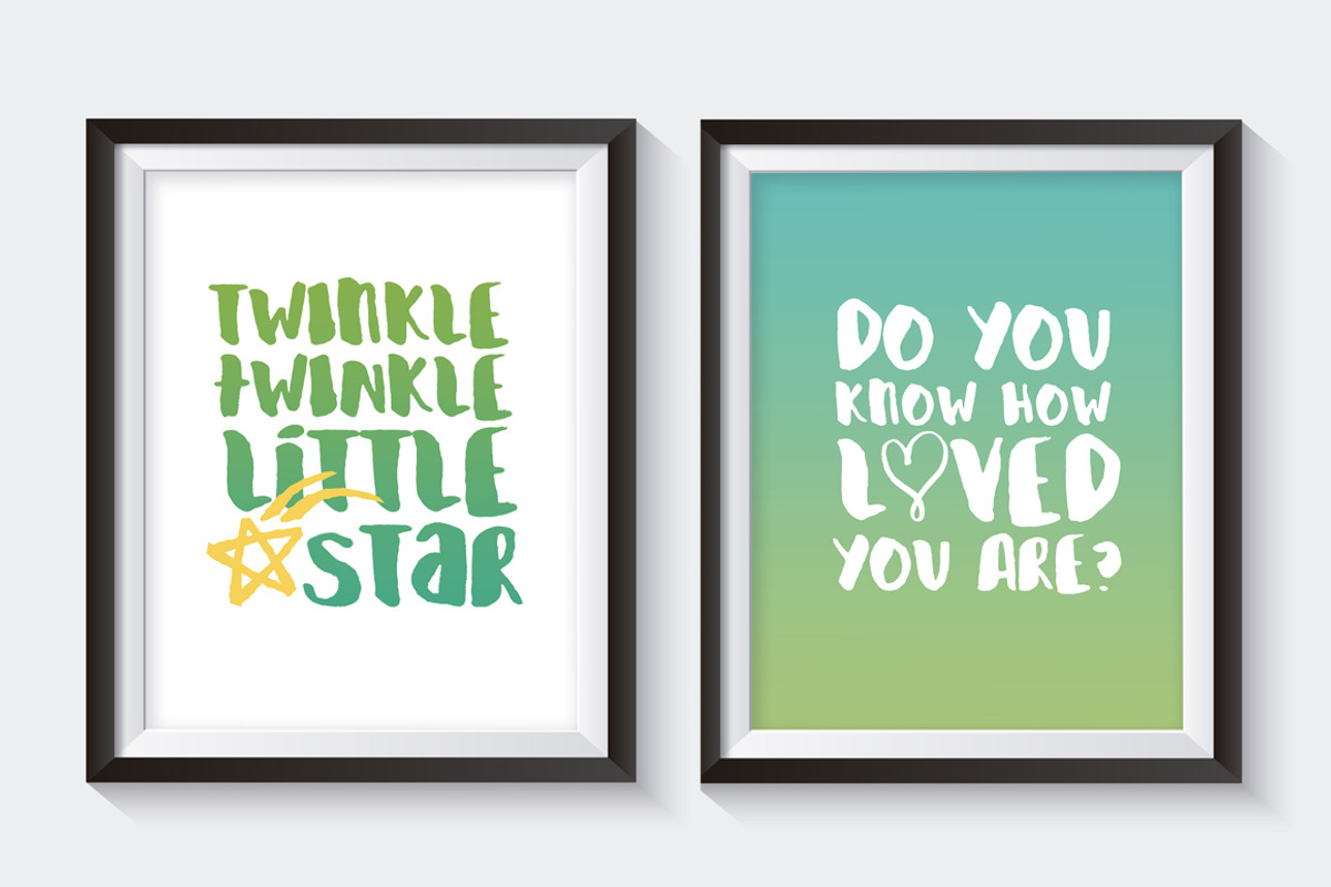 Organic Hand Font Trio preview 2
