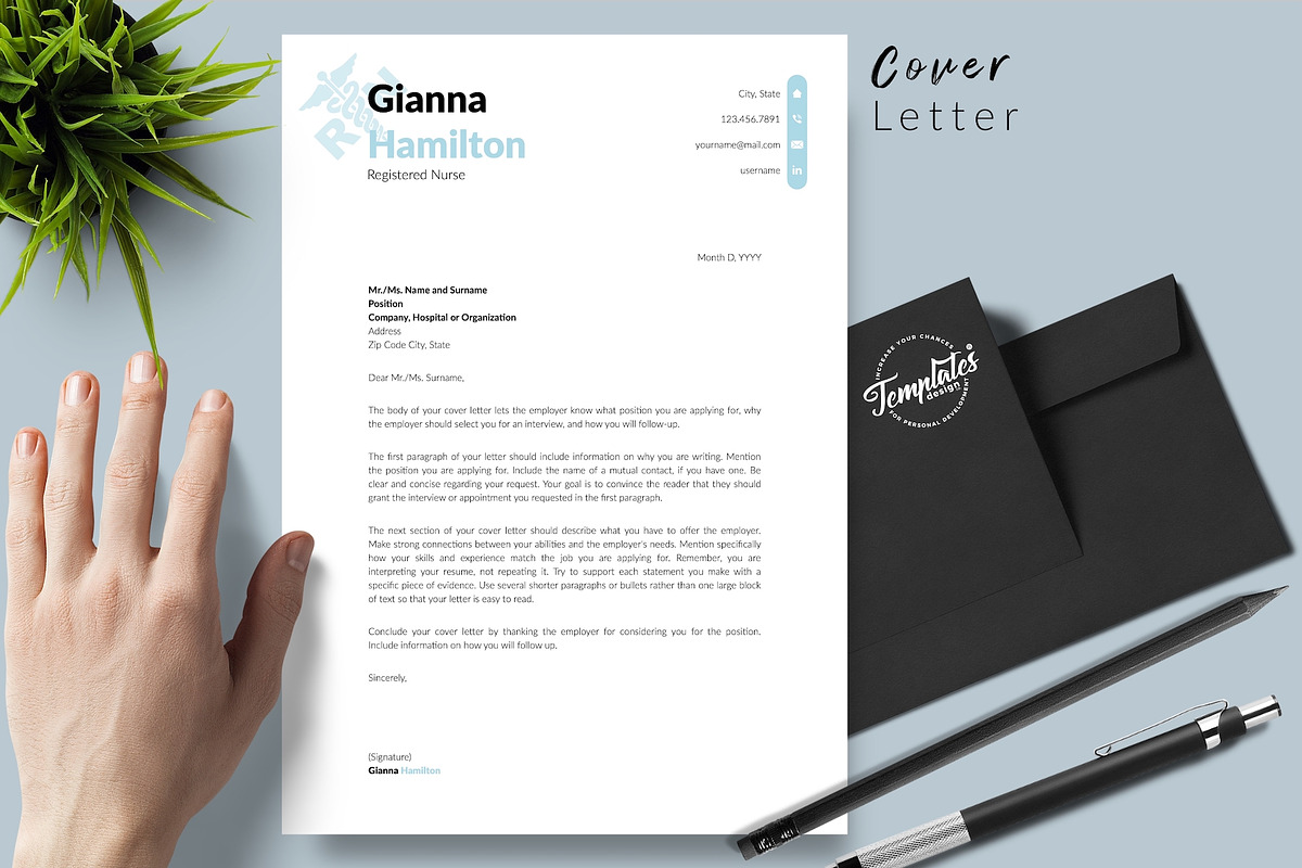 Nurse Resume Design / CV - Gianna, a Resume Template by Templates Design Co. (Photo 5 of 17)