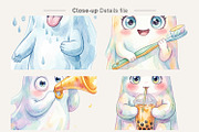 UglyCute Ghost Sublimation PNG, an Illustration by Artnoy (Thumbnail 4 of 8)