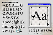 Pixelatura | Pixelated Serif Font, a Serif Font by Angin Studio (Thumbnail 2 of 16)