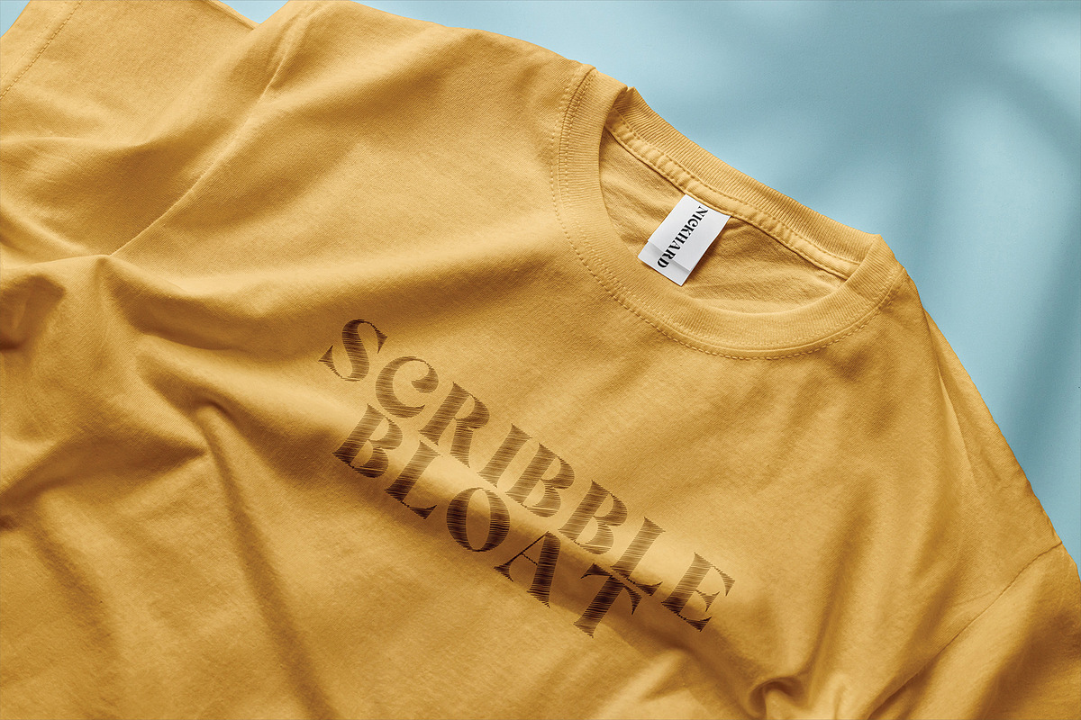Scribble Bloat Serif Font, a Handwritten Font by Nickhard (Photo 5 of 6)