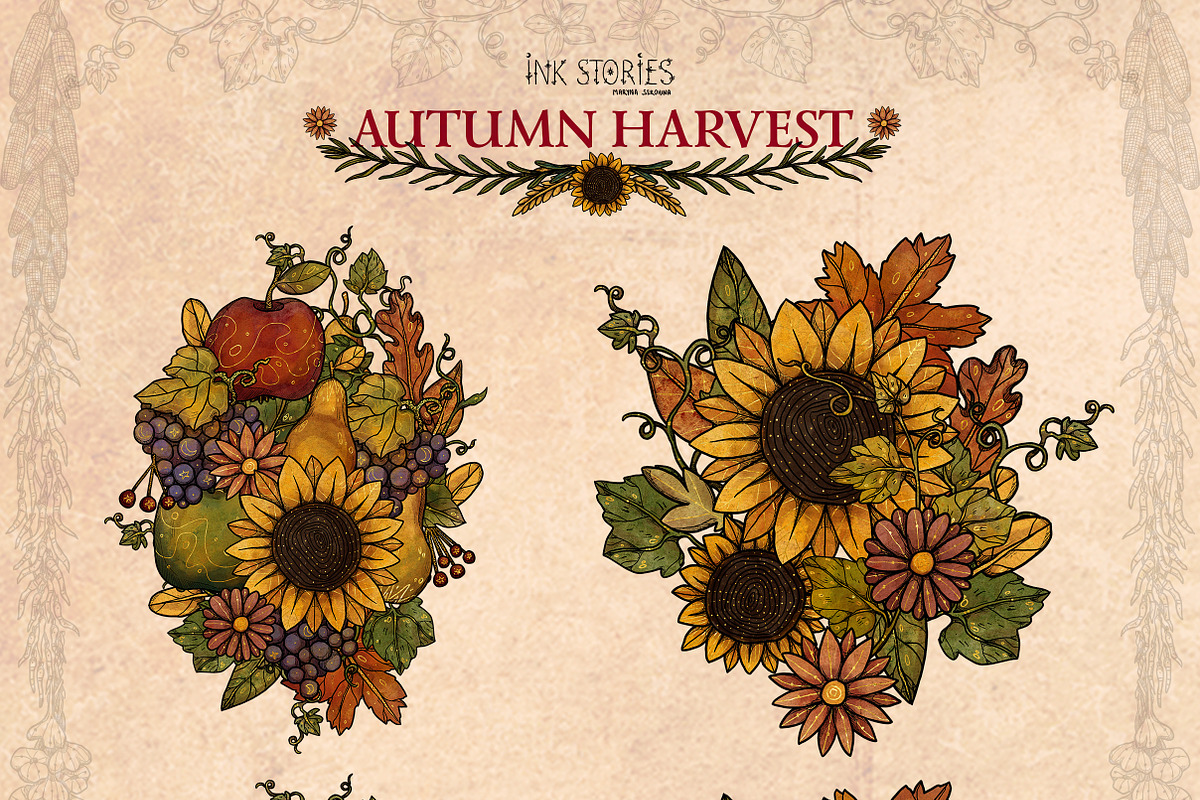 Autumn Harvest, a Seasonal Illustration by Ink Stories (Photo 14 of 26)