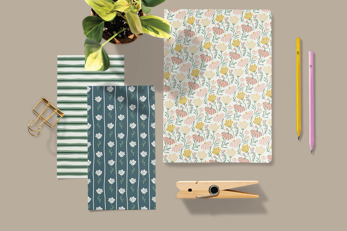 Cottage Core Backgrounds, a Pattern Graphic by cassi has hobbies (Photo 2 of 8)
