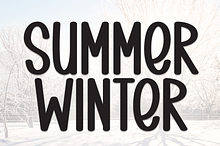 Summer Winter | Script Font
