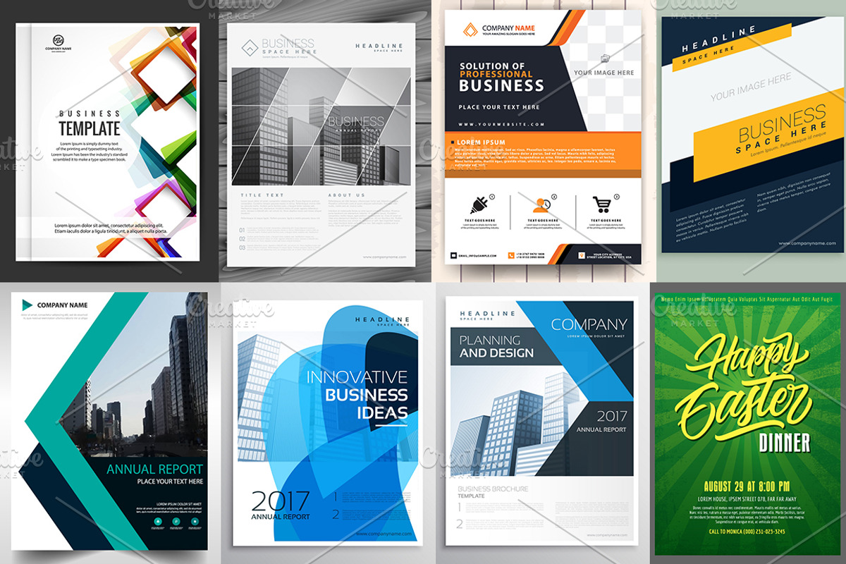 110+ Clean Business Flyers Bundle, a Flyer Template by Imagine Design Studio (Photo 9 of 16)